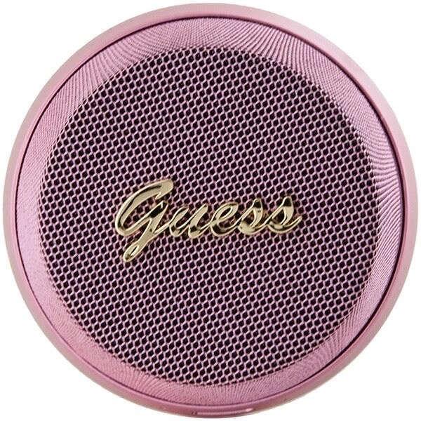 Guess magnetisk skrift metall Bluetooth-høyttaler - rosa