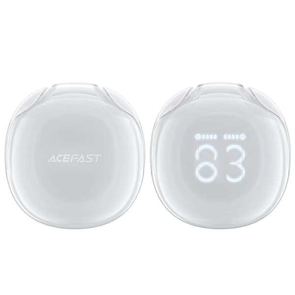 Acefast T9 Bluetooth 5.3 in-ear trådløse hodetelefoner - hvite
