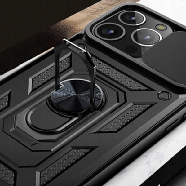 Spacecase Case Cover Till Iphone 13 Pro Max Camring Svart