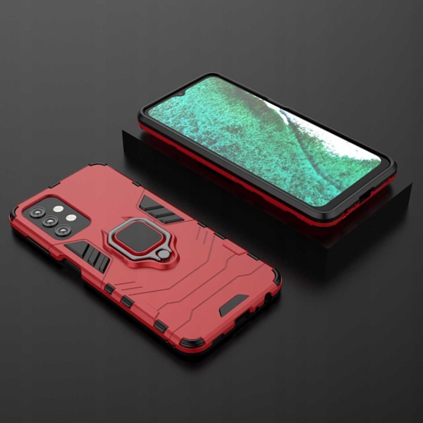 Spacecase Case Cover För Samsung Galaxy A32 5G X-Ring Röd