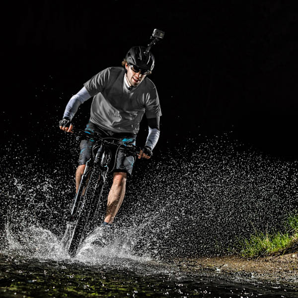 GOPRO HJELM MONTERINGSTILBEHØR SÆT TIL GOPRO, DJI, INSTA360, SJCAM, EKEN SPORTSKAMERAER (GOPRO CYKELHJELM HAGEHOLDER)
