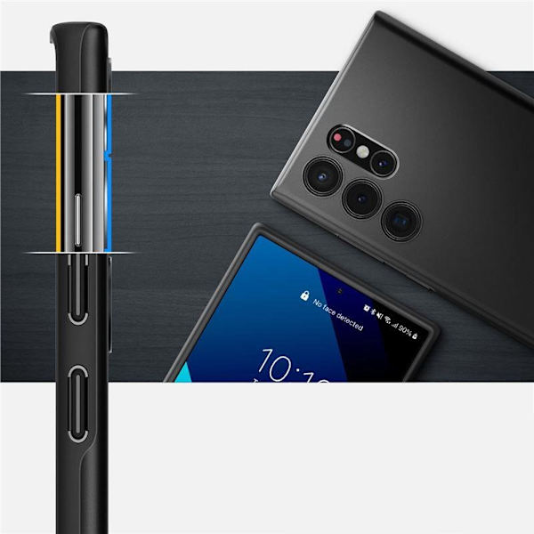 SPIGEN THIN FIT GALAXY S22 ULTRA SVART