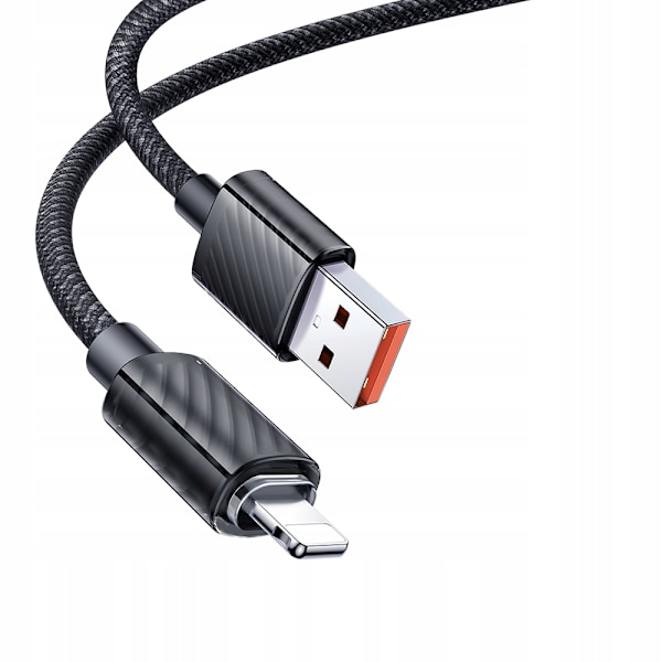 MCDODO LADDARE LIGHTNING USB-KABEL FÖR IPHONE 11 12 13 14 PRO 1M SVART