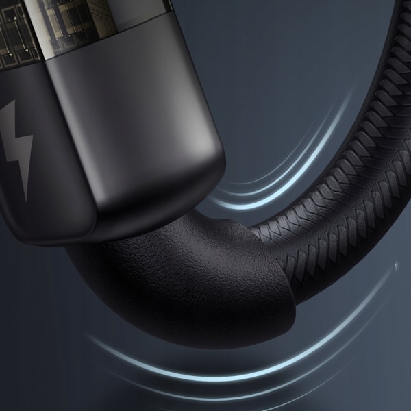 MCDODO USB-C-KABEL APPLE MACBOOK SNABBLADDING USB TYPE C 100W 1M LED