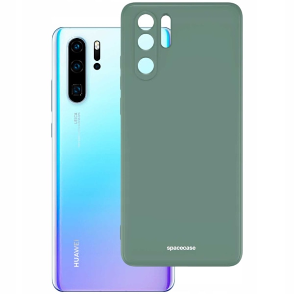 Spacecase Silikonecase Till Huawei P30 Pro Case Grönt Skydd