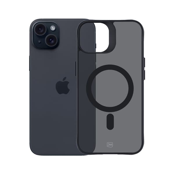 APPLE IPHONE 15 - 3MK SMOKE MAGCASE
