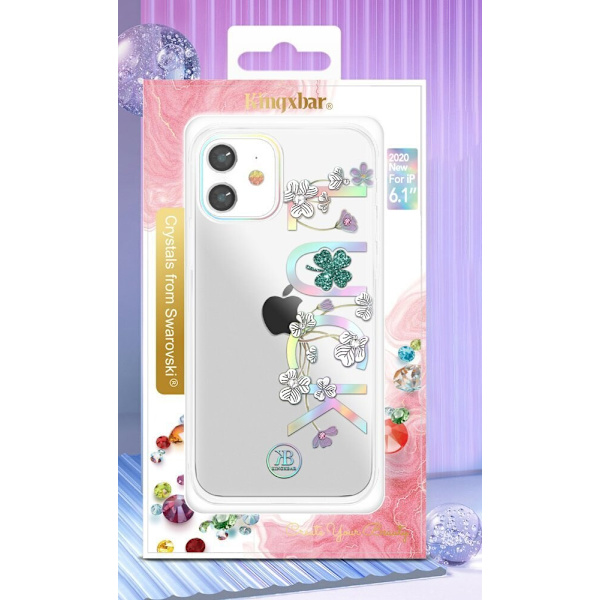 KINGXBAR CASE MED ORIGINAL SWAROVSKI KRYSTALER TIL IPHONE 12 MINI