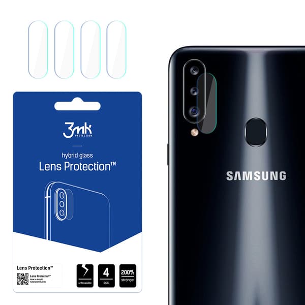 SAMSUNG GALAXY A20S - 3MK OBJEKTIVBESKYTTELSE