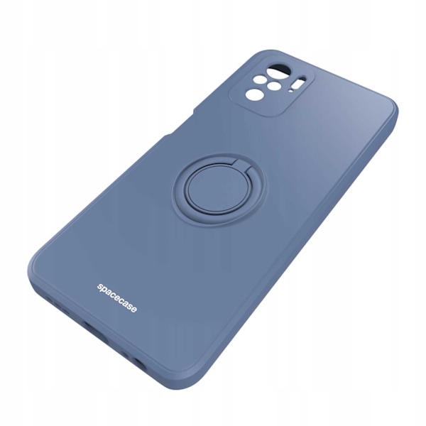 Spacecase Silikonecase Ring För Xiaomi Redmi Note 10 10S Blå