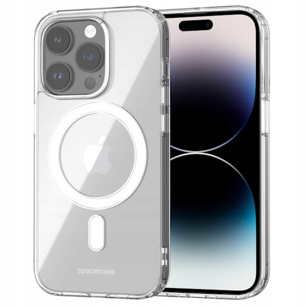 Spacecase Clear Mag-Fodral För Iphone 14 Pro Max För Magsafe Transparent