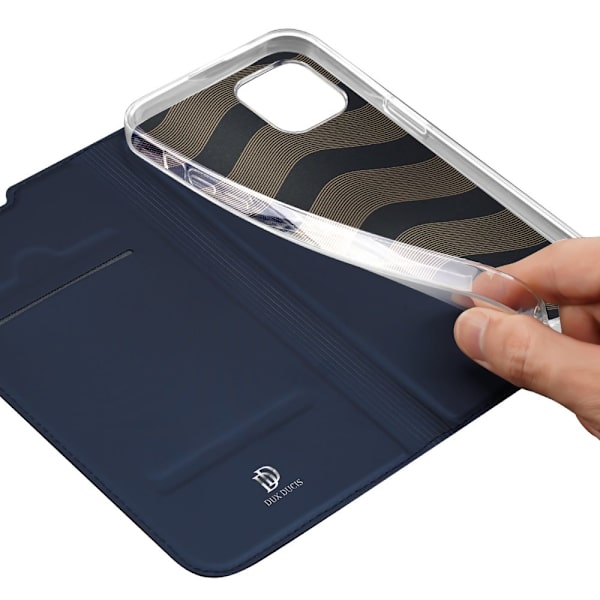 Dux Ducis Skin Pro deksel med klaff iPhone 14 Plus blå