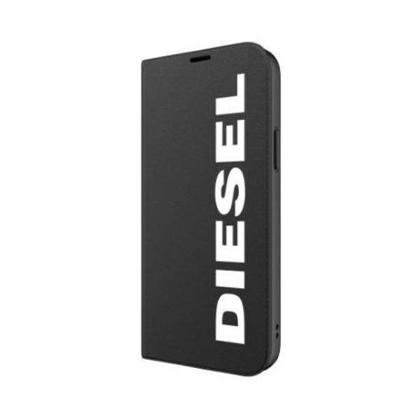 Diesel Booklet Case Core iPhone 12/12 Pro svart-vit/svart-vit 42486