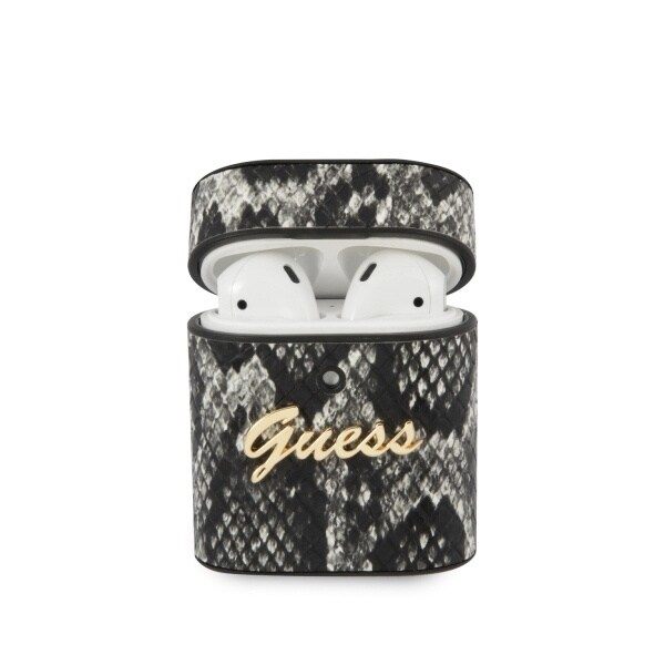 Gjett GUACA2PUSNSMLBK AirPods deksel svart/svart Python Collection