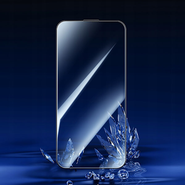 MCDODO EZ PASTE HEARTS GLAS STARKT GLAS FOR IPHONE 15 PLUS-FODRAL