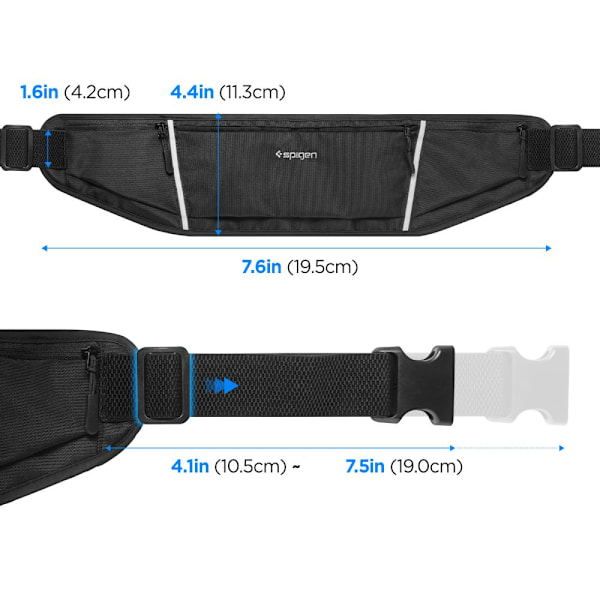 SPIGEN A710 DYNAMIC SHIELD TALJETASKE SORT