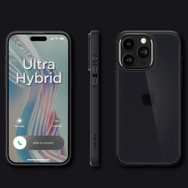 SPIGEN ULTRA HYBRID IPHONE 15 PRO FROST SORT