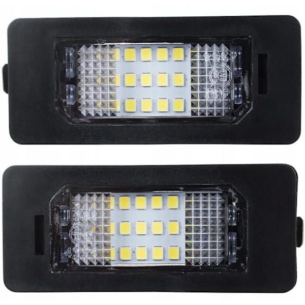 Sett med LED-nummerskiltbelysning, AutoTune, BMW E82 Series 1, E88 Series 1, E90 Series 3, E91 Series 3, E92 Series 3, E93 Series 3,