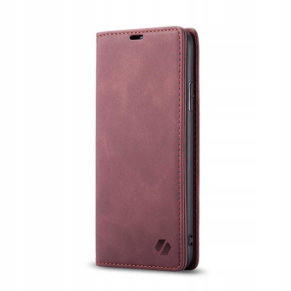Spacecase Pålbocksväska För Iphone 11 Pro Rött Läderfodral