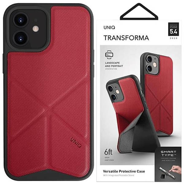 UNIQ TRANSFORMA ETUI TIL IPHONE 12 MINI - RØD