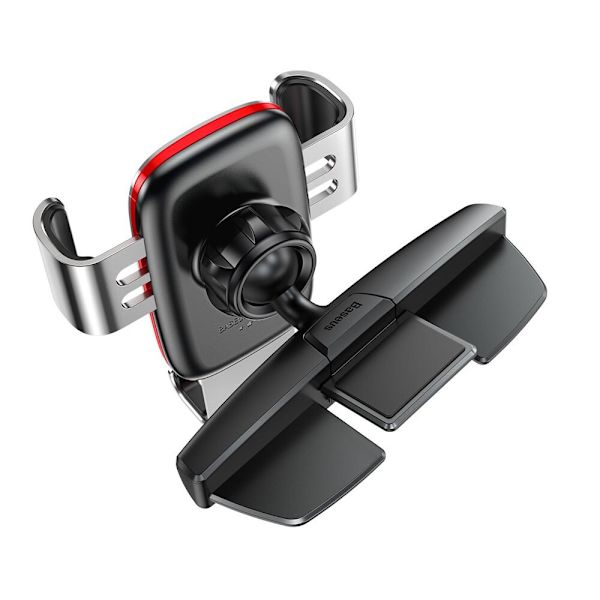Baseus Metal Age Gravity Car Mount metall bil gravity mount for CD-spor sølv (SUYL-J0S)