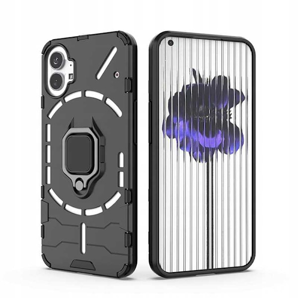 Spacecase Case Cover För Ingenting Telefon 1 X-Ring Svart