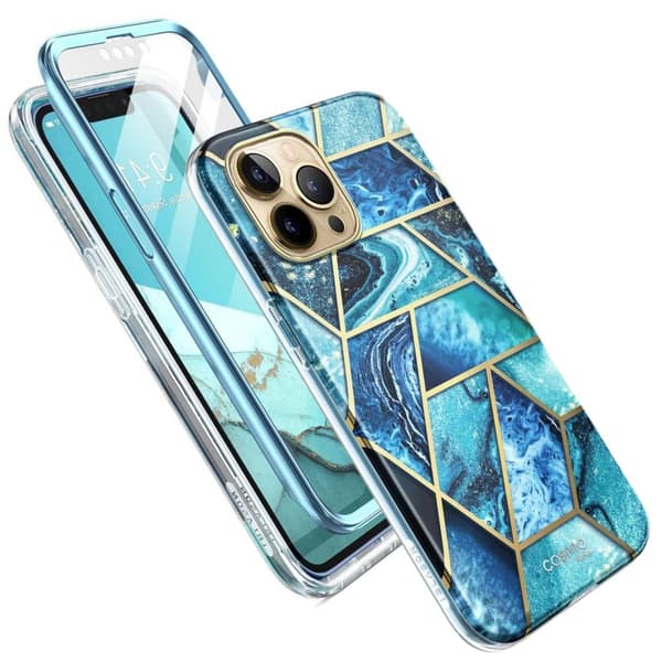 SUPCASE COSMO ETUI TIL IPHONE 14 PRO MAX - BLÅ