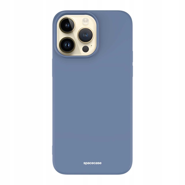 Spacecase Silikonfodral För Iphone 14 Pro Max Blåt Skydd