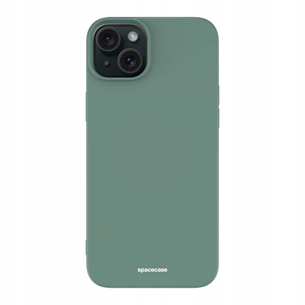 Spacecase Silikonfodral För Iphone 15 Plus Mörkgrön