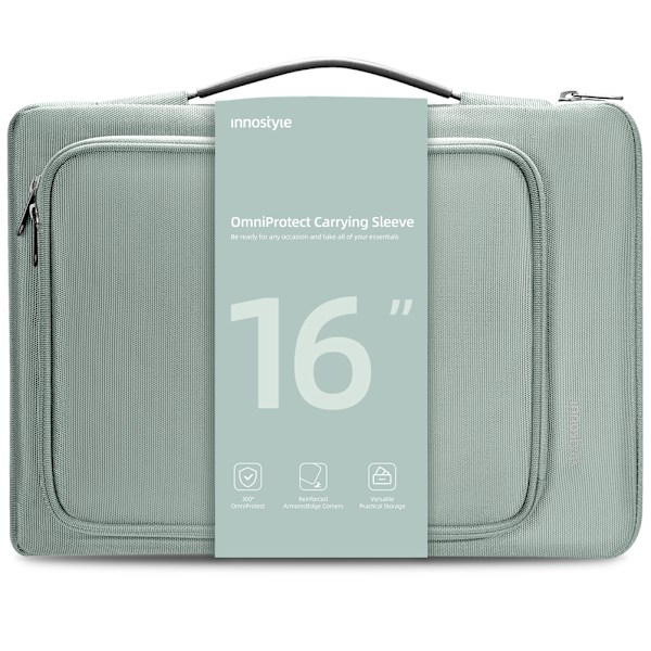 INNOSTYLE LAPTOPVÄSKA 16 VATTENTÄTT FODRAL OMNIPROTECT MILJÖVÄNLIG
