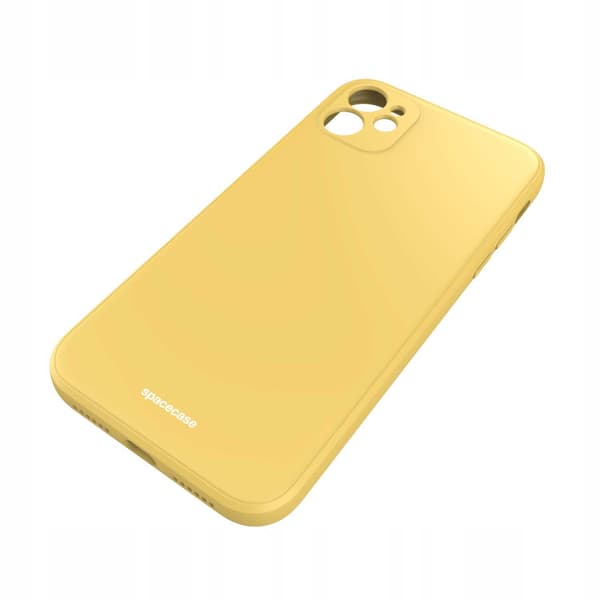 Spacecase Silikonfodral För Iphone 11 Gul Skyddstelefon