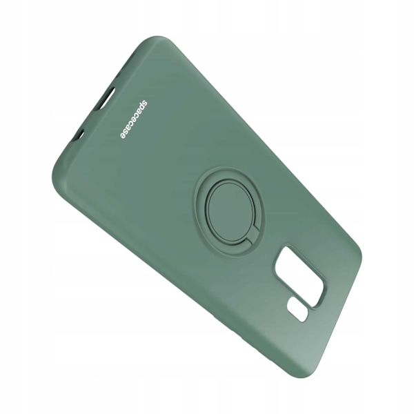 Spacecase Silikoncase Ring För Samsung Galaxy S9+ Grön Skydd