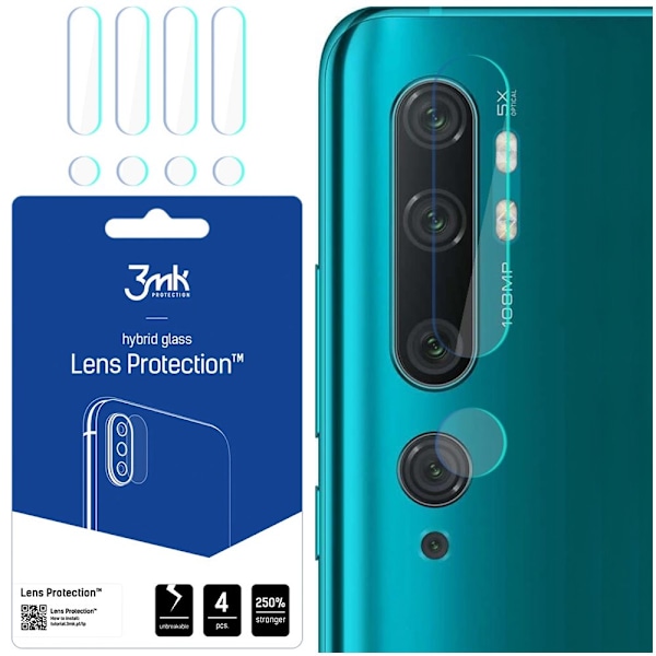 3mk Lens Protection™ hybrid kameraglass for Xiaomi Mi Note 10