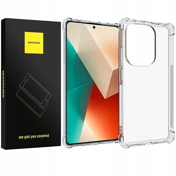 Spacecase Väska Antichock Skydd För Poco M6 Pro 4G Svart
