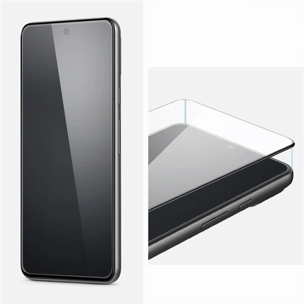 SPIGEN ALM GLAS.TR HÆRDET GLAS TIL GOOGLE PIXEL 8 PRO - 2 STK.