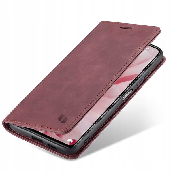 Spacecase Plånbokfodral Redmi Note 11 Pro 5G Rött Telefonskäl