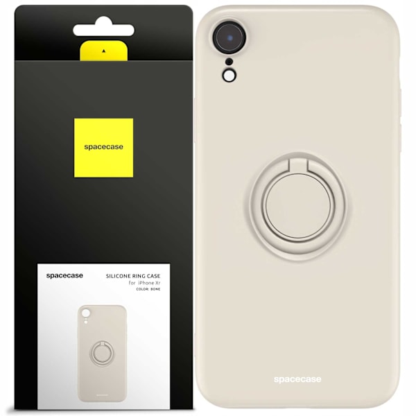 Spacecase Silikonecase Ring För Iphone Xr 11 12 13 14 Bone