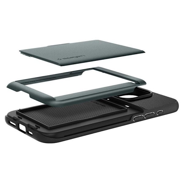 Spigen Slim Armor CS, dyp grønn - iPhone 15 Pro