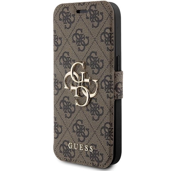 Guess 4G Metal Logo Deksel til iPhone 15 Pro Max - Brun