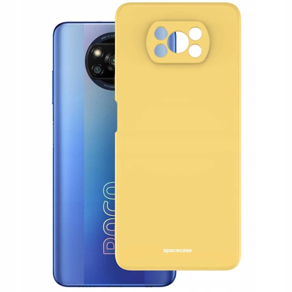 Spacecase Silikonfodral För Poco X3 Pro Nfc Gul Skydd