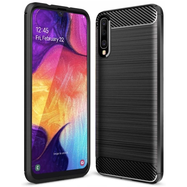 Spacecase Case Carbon Case För Samsung Galaxy A50 Black