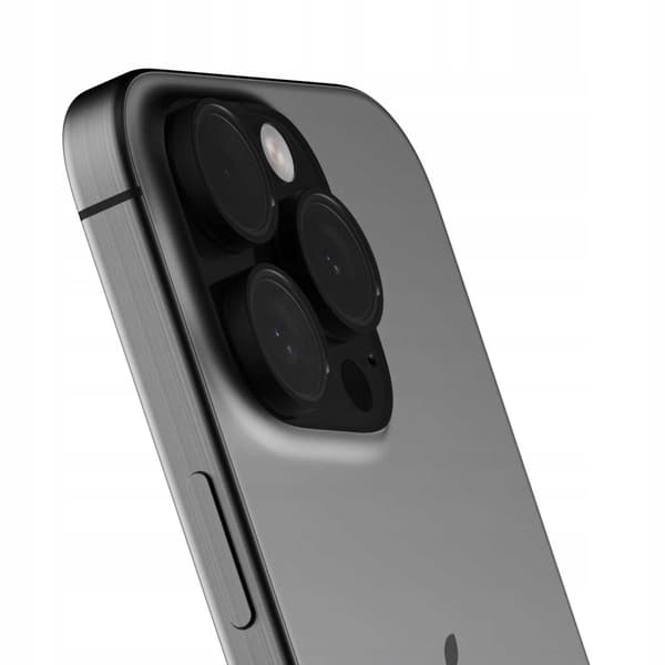 Spacecase Härdat Glas Quickfit-Kamera För Iphone 14 Pro Max Svart