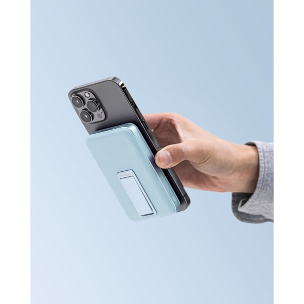 INNOSTYLE POWERSWITCH SNABB INDUKTION POWERBANK FÖR MAGSAFE 10000MAH STATIV BLÅ