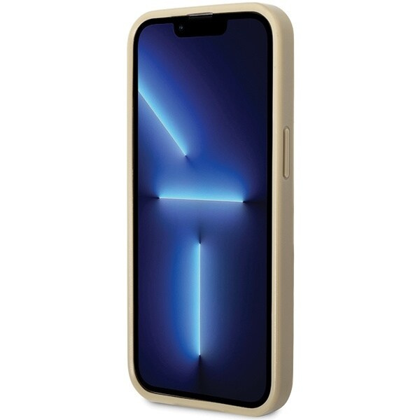 Guess GUHCP13XHG4SGD-deksel til iPhone 13 Pro Max 6.7 - Gull Glitter Script Big 4G