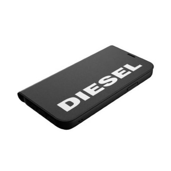 Diesel Booklet Case Core iPhone 12/12 Pro svart-vit/svart-vit 42486