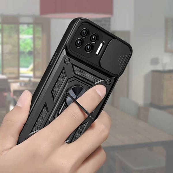 Spacecase Fodral För Oppo Reno 4 Lite Black Protective
