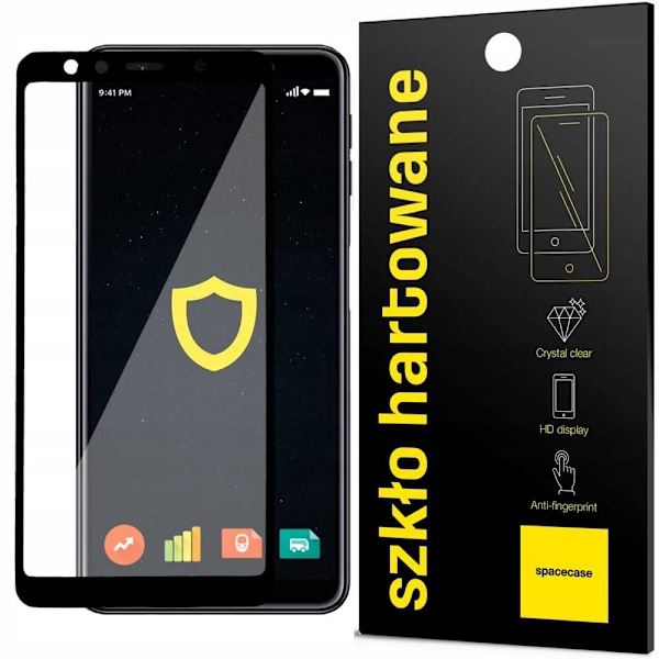 Spacecase 5D Härdat Glas För Samsung Galaxy A7 2018 Fullständig Skydd
