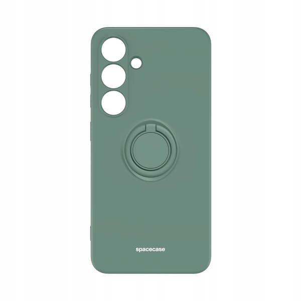 Spacecase Silikonecase Ring För Samsung Galaxy S24 Mörkgrön