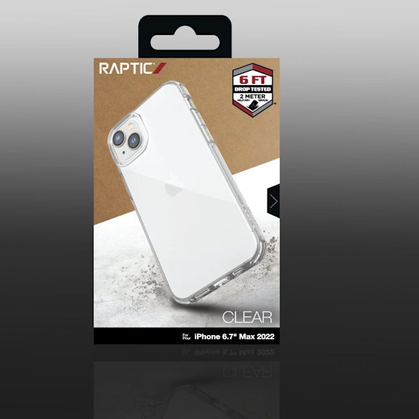 RAPTIC X-DORIA TASKER TRANSPARENT TASKER TIL IPHONE 14 PLUS