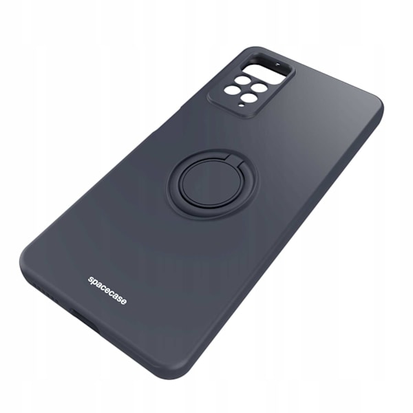 Spacecase Silikon Case Ring För Xiaomi Redmi Note 11 Pro 4G 5G Svart