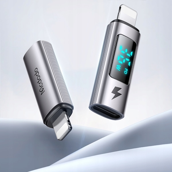 MCDODO ADAPTER USB-C USB TYP C TILL LIGHTNING IPHONE 36W METER